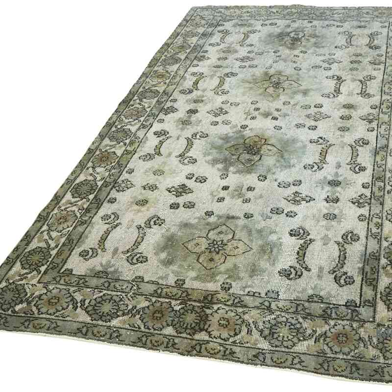 Alfombra Tallada a Mano Sobre Teñida - 175 cm x 290 cm - K0062448