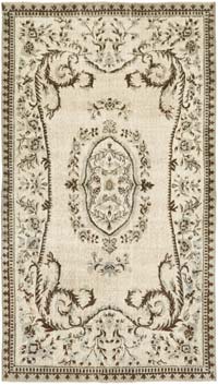 Hand Carved Over-Dyed Rug - 5' 5" x 9' 3" (65" x 111")