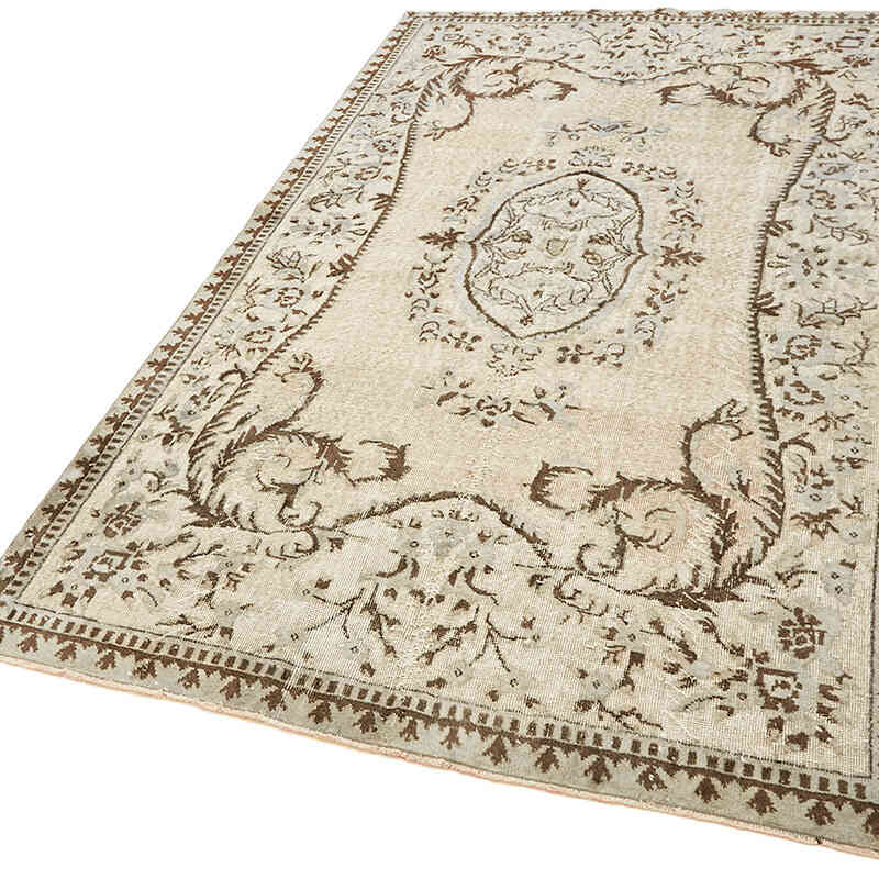 Alfombra Tallada a Mano Sobre Teñida - 164 cm x 281 cm - K0062449