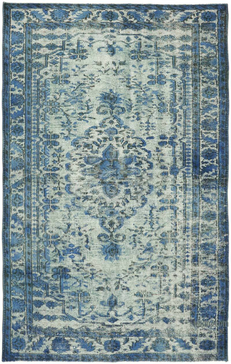 Alfombra Tallada a Mano Sobre Teñida - 173 cm x 268 cm - K0062450