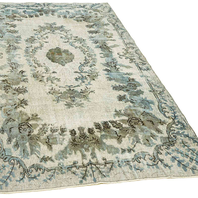Alfombra Tallada a Mano Sobre Teñida - 185 cm x 295 cm - K0062451