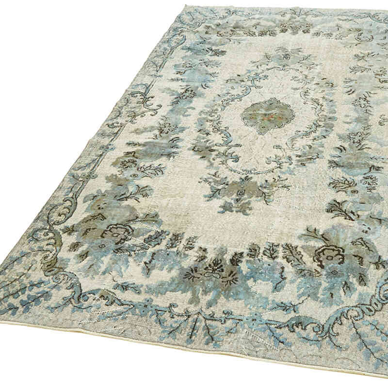 Alfombra Tallada a Mano Sobre Teñida - 185 cm x 295 cm - K0062451