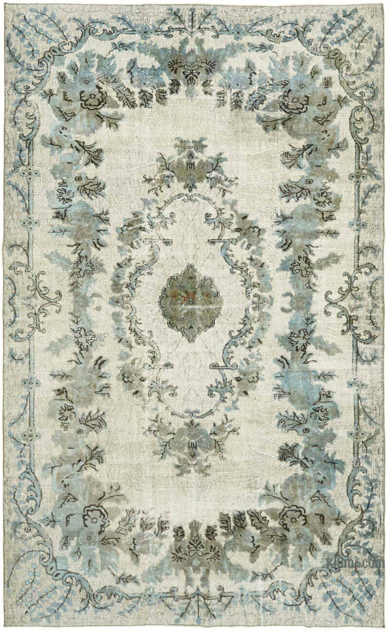 Alfombra Tallada a Mano Sobre Teñida - 185 cm x 295 cm - K0062451