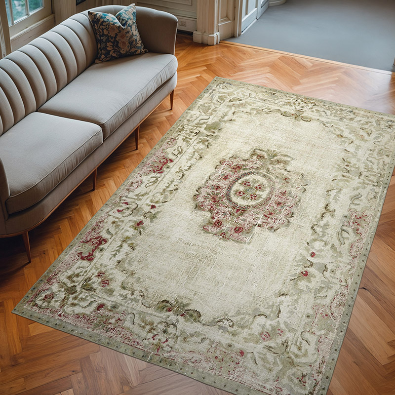 El Oyması Boyalı Halı - 200 cm x 308 cm - K0062452