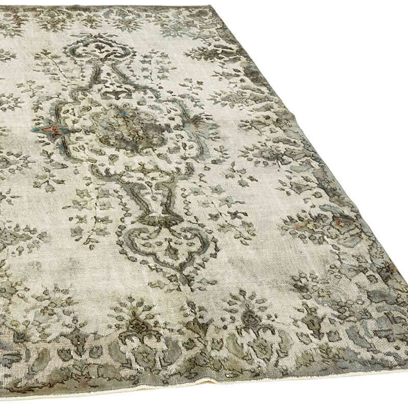Alfombra Tallada a Mano Sobre Teñida - 168 cm x 280 cm - K0062455