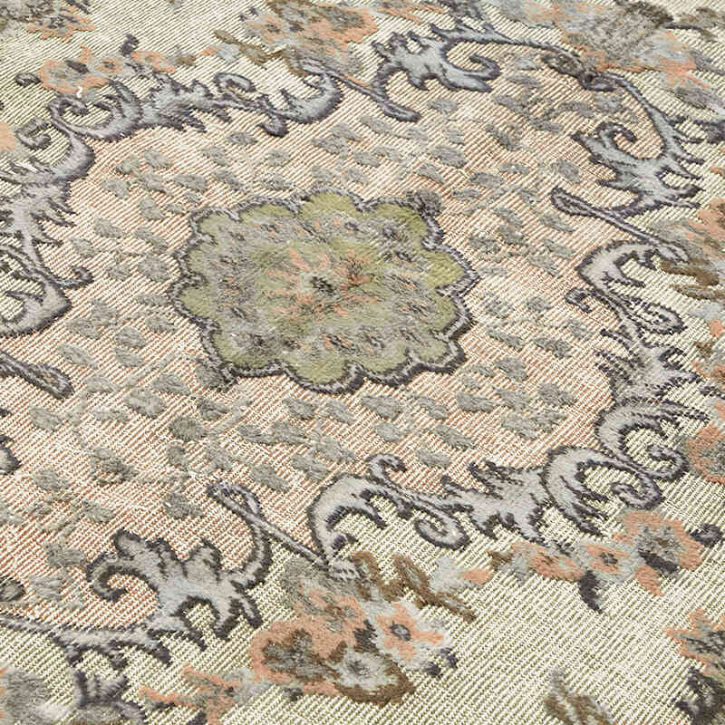 Hand Carved Over-Dyed Rug - 5' 8" x 8' 7" (68" x 103") - K0062459