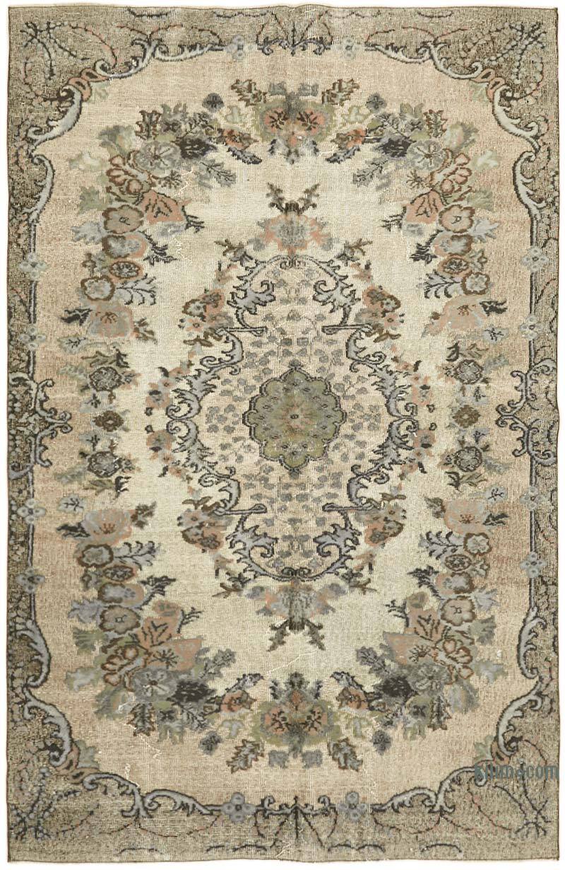 Hand Carved Over-Dyed Rug - 5' 8" x 8' 7" (68" x 103") - K0062459