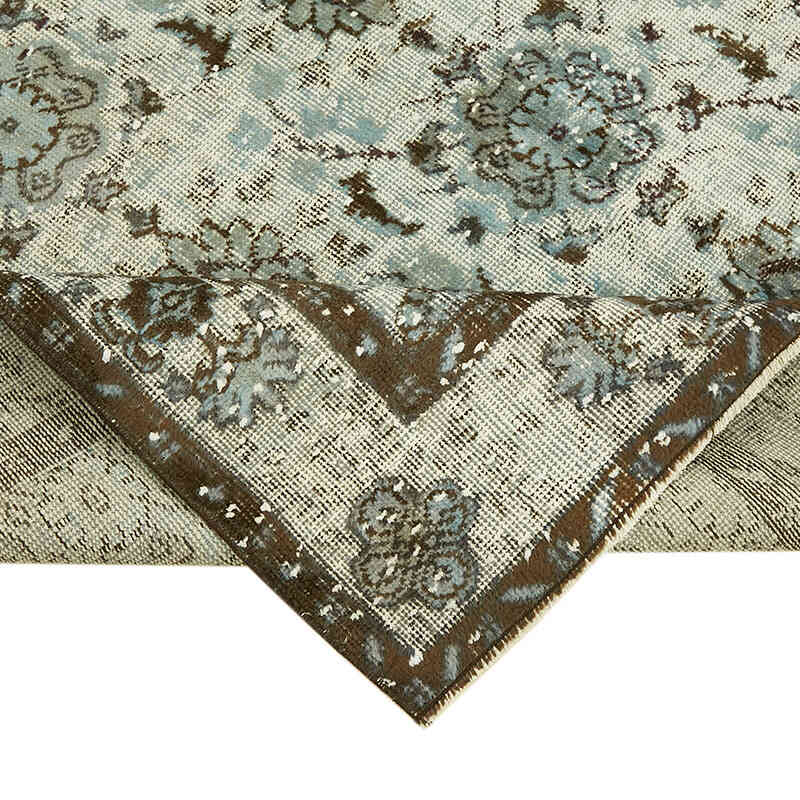 Hand Carved Over-Dyed Rug - 6' 3" x 9' 10" (75" x 118") - K0062460