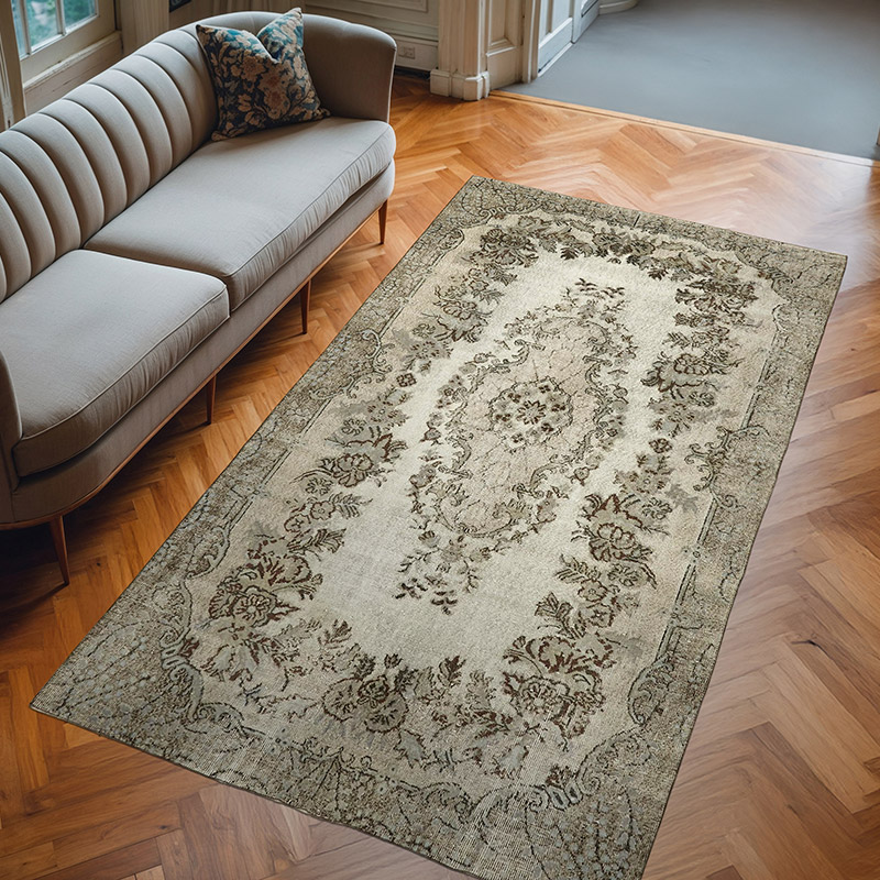 El Oyması Boyalı Halı - 170 cm x 298 cm - K0062465