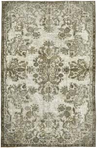 Hand Carved Over-Dyed Rug - 5' 6" x 8' 4" (66" x 100")