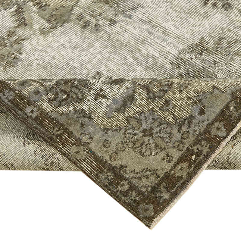 Hand Carved Over-Dyed Rug - 5' 6" x 8' 4" (66" x 100") - K0062466