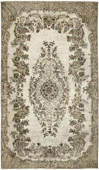 Hand Carved Over-Dyed Rug - 5' 7" x 9' 3" (67" x 111")
