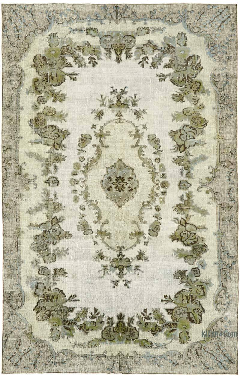 El Oyması Boyalı Halı - 206 cm x 318 cm - K0062471
