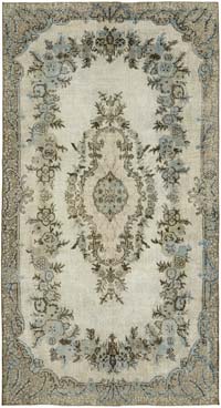 El Oyması Boyalı Halı - 177 cm x 320 cm