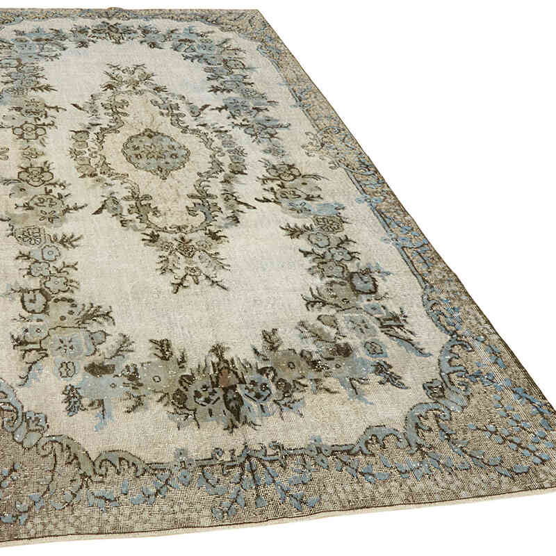 Alfombra Tallada a Mano Sobre Teñida - 177 cm x 320 cm - K0062475