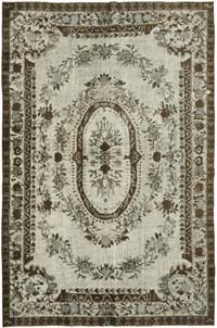 El Oyması Boyalı Halı - 207 cm x 304 cm
