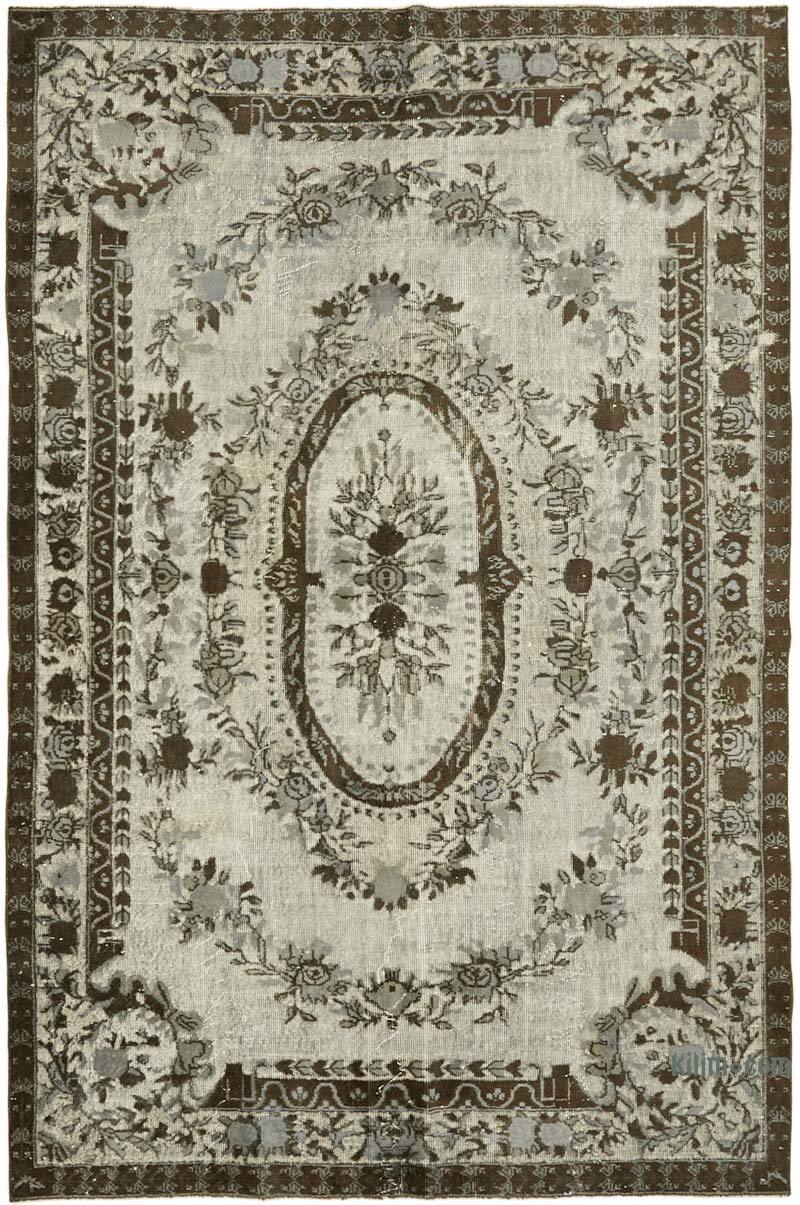 El Oyması Boyalı Halı - 207 cm x 304 cm - K0062476