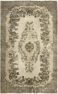 El Oyması Boyalı Halı - 186 cm x 292 cm