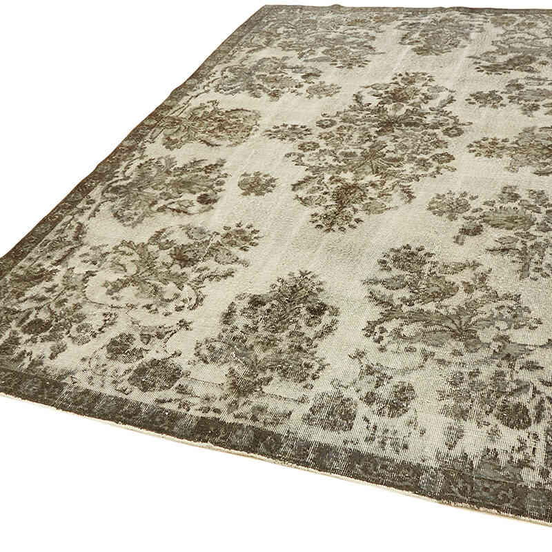 Hand Carved Over-Dyed Rug - 6' 9" x 9' 9" (81" x 117") - K0062478
