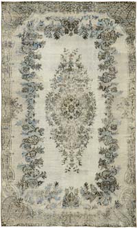 Hand Carved Over-Dyed Rug - 5' 8" x 9' 4" (68" x 112")