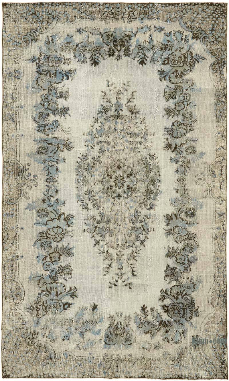 Alfombra Tallada a Mano Sobre Teñida - 173 cm x 284 cm - K0062479