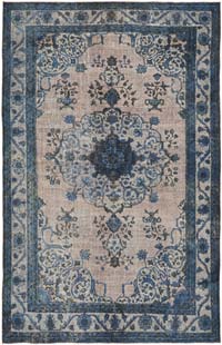 El Oyması Boyalı Halı - 206 cm x 316 cm