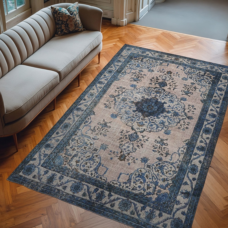 El Oyması Boyalı Halı - 206 cm x 316 cm - K0062483
