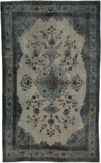 Hand Carved Over-Dyed Rug - 6' 8" x 10' 8" (80" x 128")