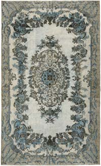El Oyması Boyalı Halı - 198 cm x 323 cm