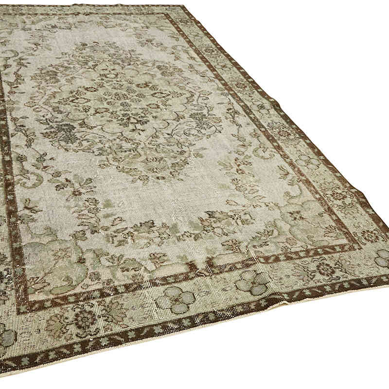 Alfombra Tallada a Mano Sobre Teñida - 182 cm x 309 cm - K0062490