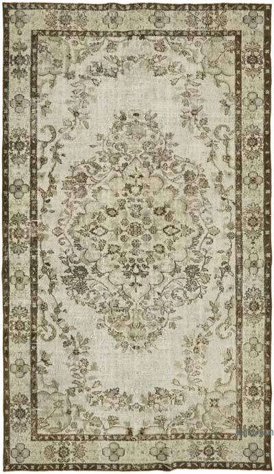 El Oyması Boyalı Halı - 182 cm x 309 cm