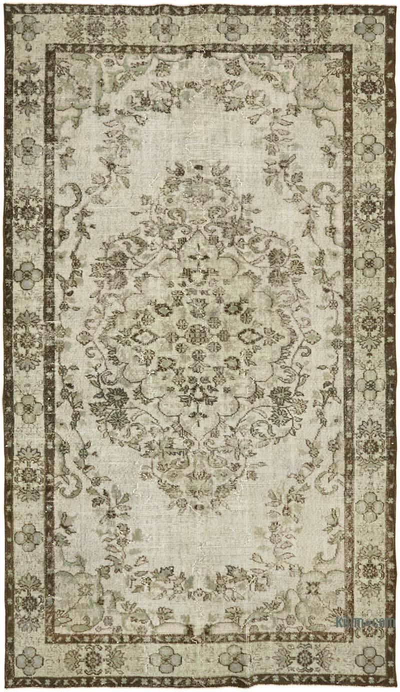 Alfombra Tallada a Mano Sobre Teñida - 182 cm x 309 cm - K0062490