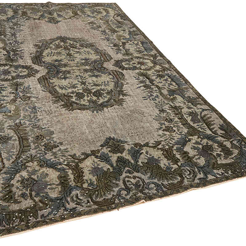 Alfombra Tallada a Mano Sobre Teñida - 190 cm x 302 cm - K0062491