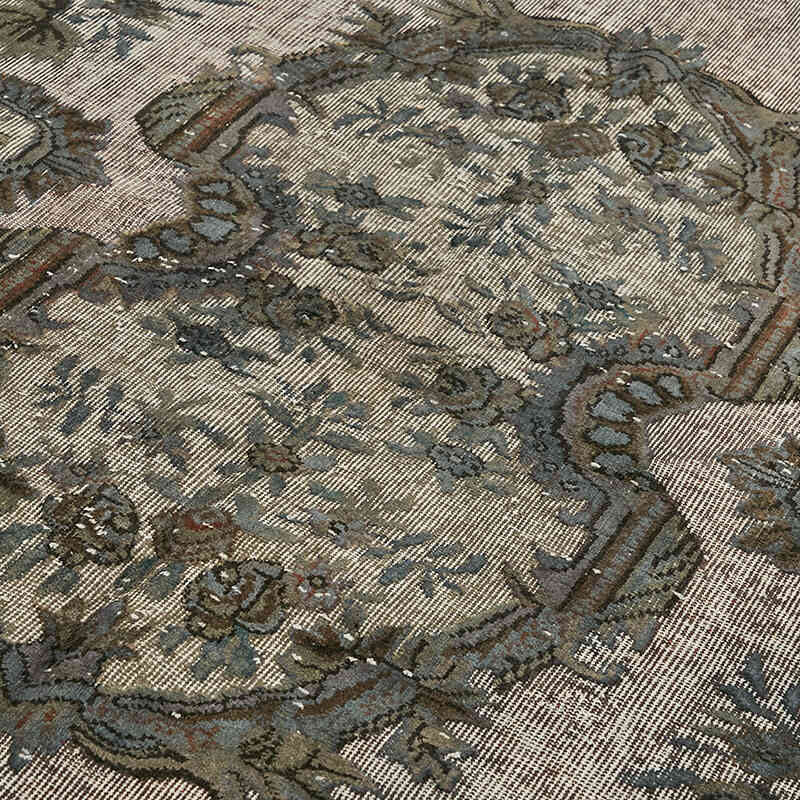 Alfombra Tallada a Mano Sobre Teñida - 190 cm x 302 cm - K0062491