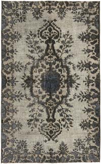 Hand Carved Over-Dyed Rug - 5' 5" x 8' 7" (65" x 103")