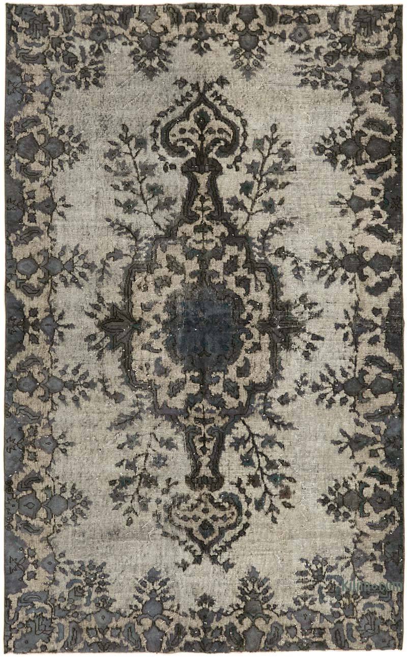 El Oyması Boyalı Halı - 166 cm x 261 cm - K0062492