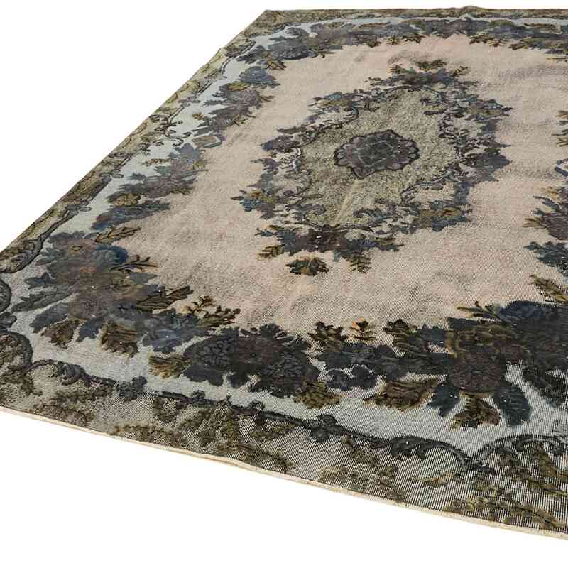 Hand Carved Over-Dyed Rug - 7' 1" x 10' 3" (85 in. x 123 in.) - K0062494