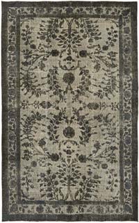 Alfombra Tallada a Mano Sobre Teñida - 182 cm x 288 cm