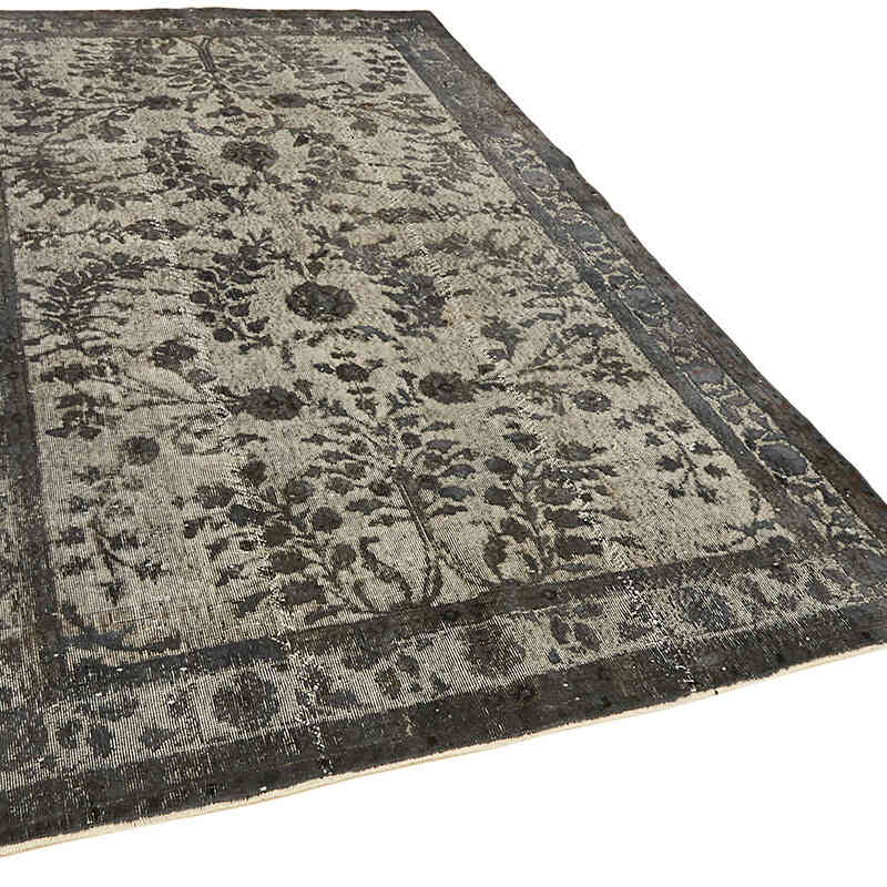 Hand Carved Over-Dyed Rug - 6'  x 9' 5" (72" x 113") - K0062495