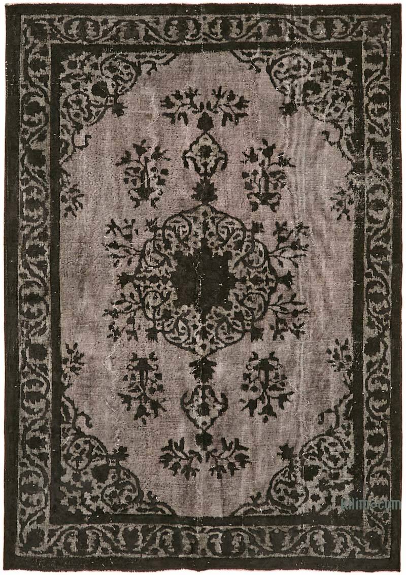 Alfombra Tallada a Mano Sobre Teñida - 173 cm x 244 cm - K0062501