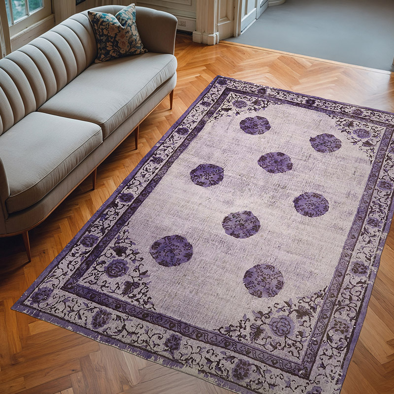 El Oyması Boyalı Halı - 216 cm x 320 cm - K0062511