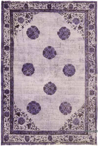El Oyması Boyalı Halı - 216 cm x 320 cm