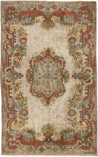 El Oyması Boyalı Halı - 180 cm x 292 cm
