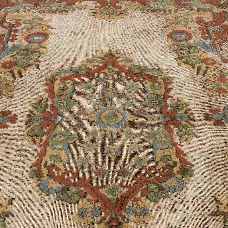 Alfombra Tallada a Mano Sobre Teñida - 180 cm x 292 cm - K0062514