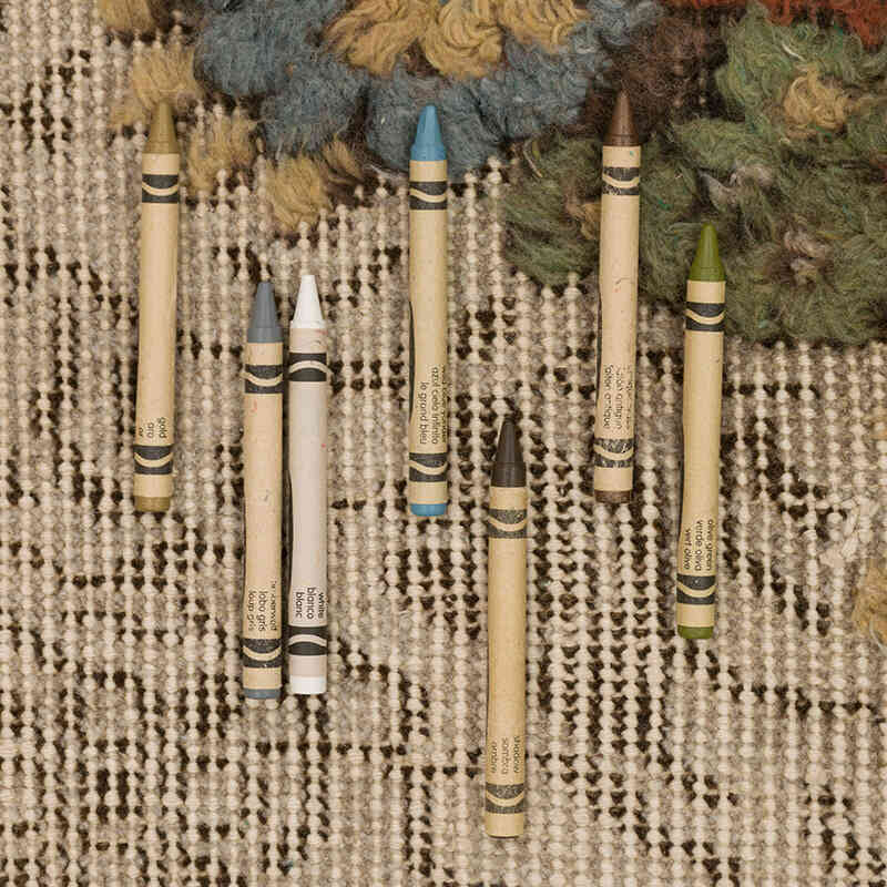 Alfombra Tallada a Mano Sobre Teñida - 180 cm x 292 cm - K0062514