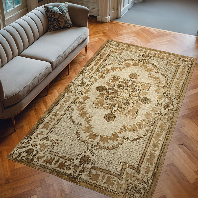 El Oyması Boyalı Halı - 174 cm x 292 cm - K0062515