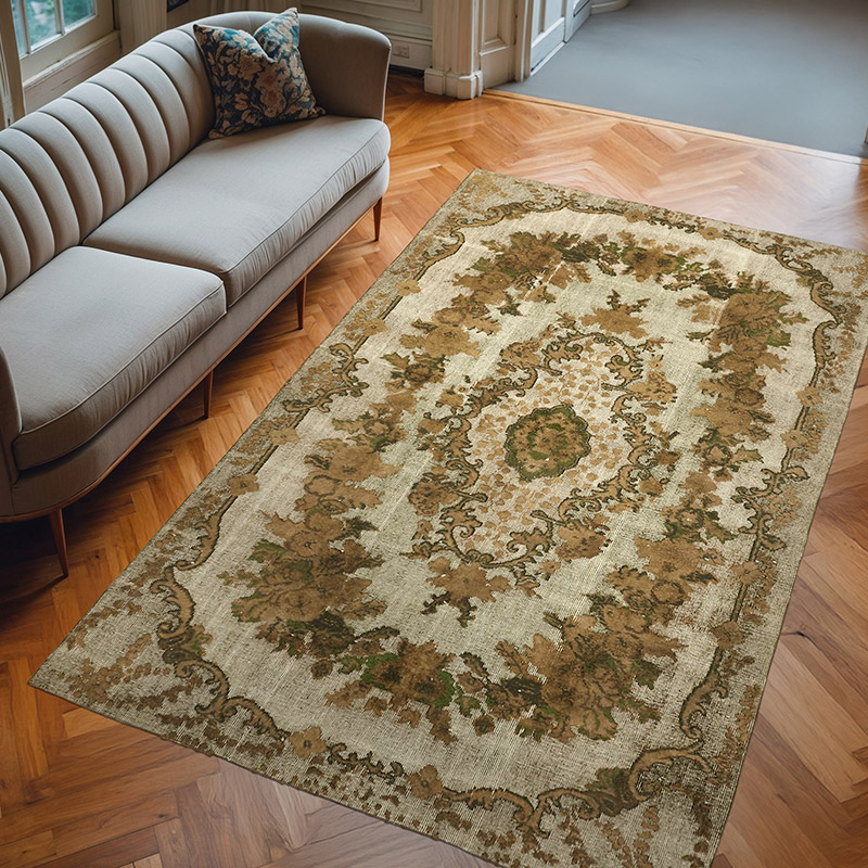 El Oyması Boyalı Halı - 170 cm x 271 cm - K0062516