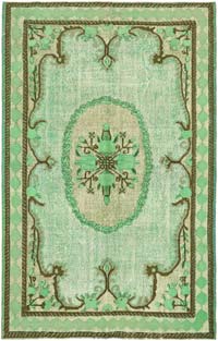 El Oyması Boyalı Halı - 205 cm x 313 cm