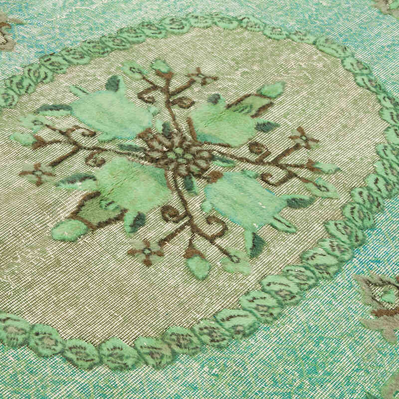 Alfombra Tallada a Mano Sobre Teñida - 205 cm x 313 cm - K0062523