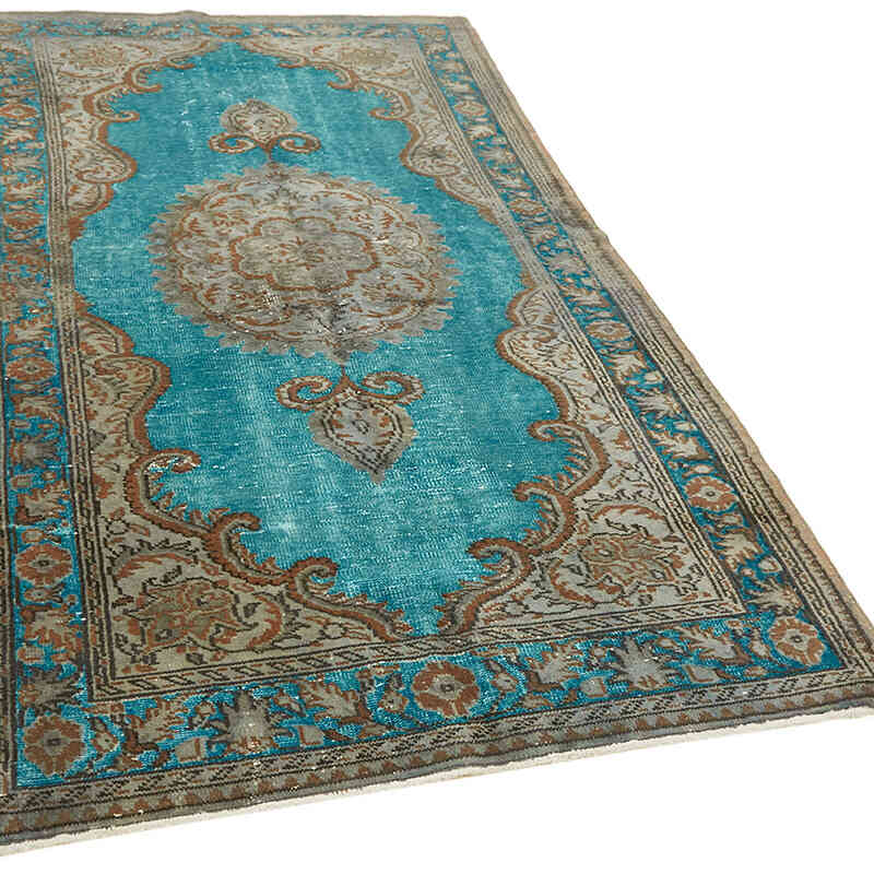 Hand Carved Over-Dyed Rug - 5' 1" x 8' 7" (61 in. x 103 in.) - K0062531